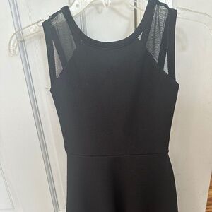 Aqua black girls dress